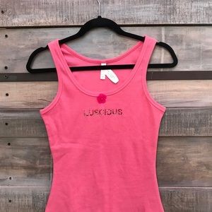 Victoria’s Secret New Small Cotton Tank With Bling